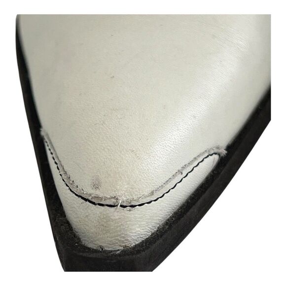 Free People Womens Size 39 White Black Jackson West Boots Western Ankle Bootie - Picture 4 of 10